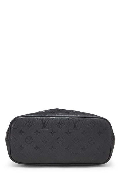 Louis Vuitton, Pre-Loved Comme des Garçons x Louis Vuitton Black Monogram Empreinte Bag with Holes PM, Black