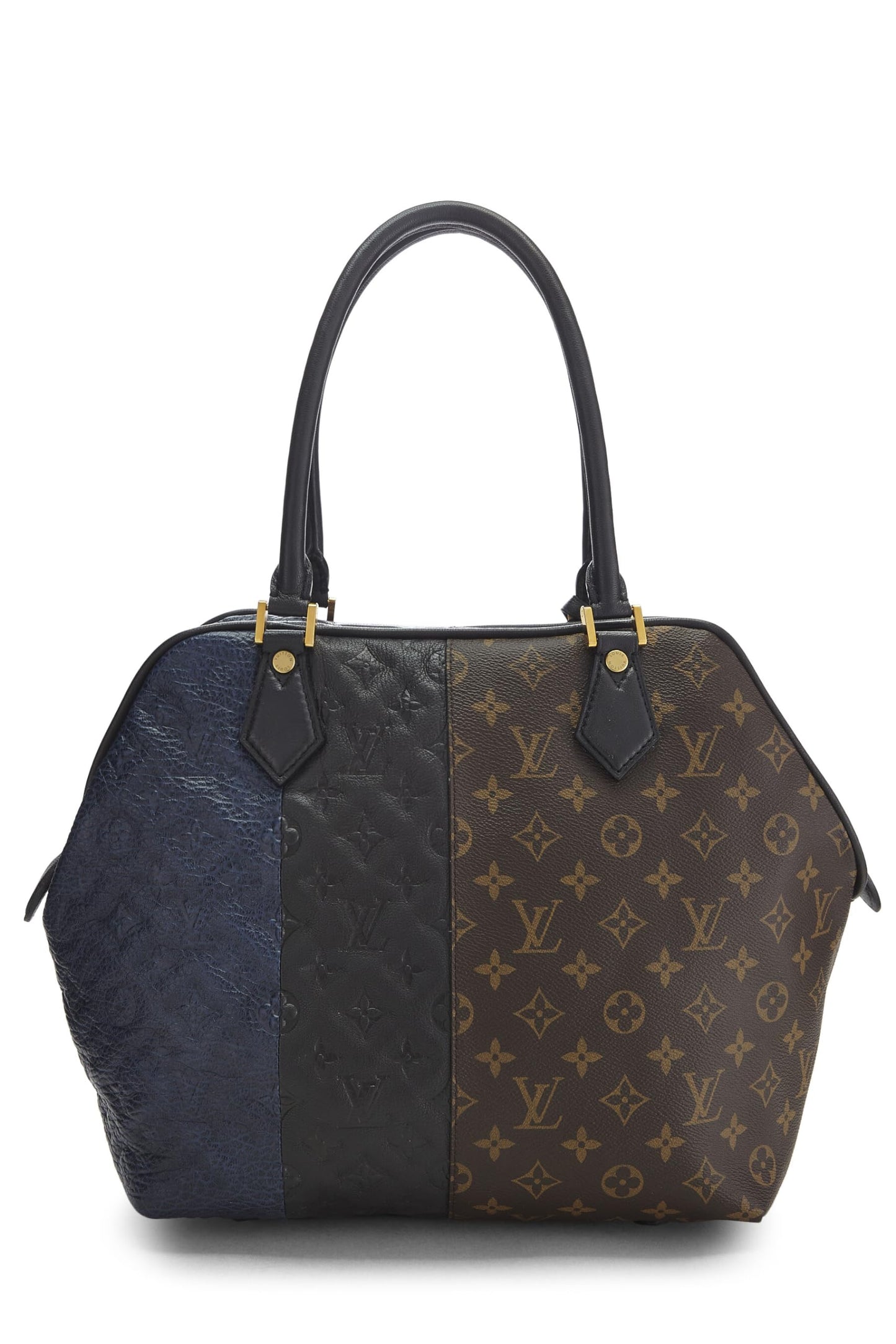 Louis Vuitton, Pre-Loved Monogram Marine Blocks Tote, Brown