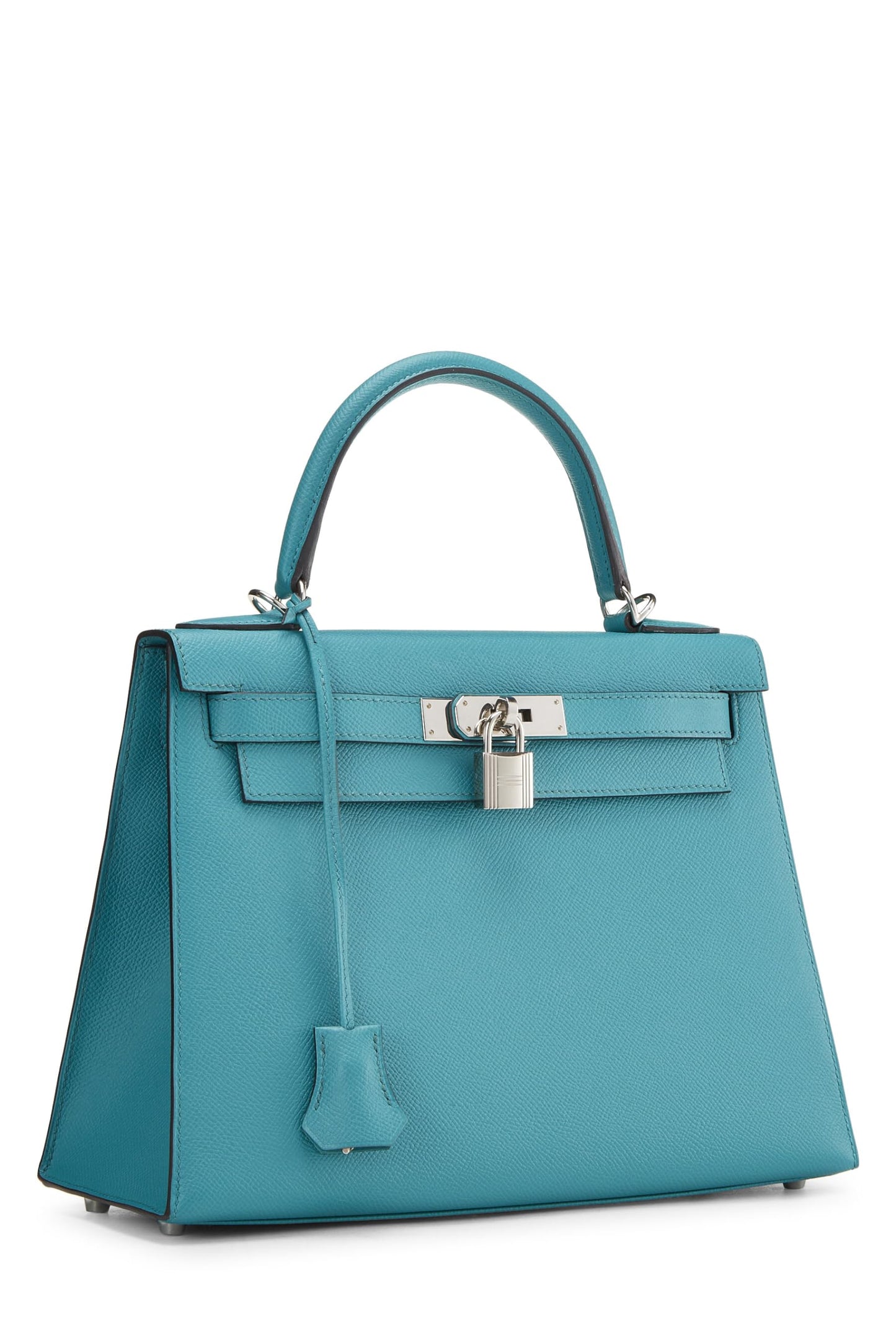 Hermès, Kelly Sellier 28 Epsom Bleu Paon d'occasion, Bleu Paon