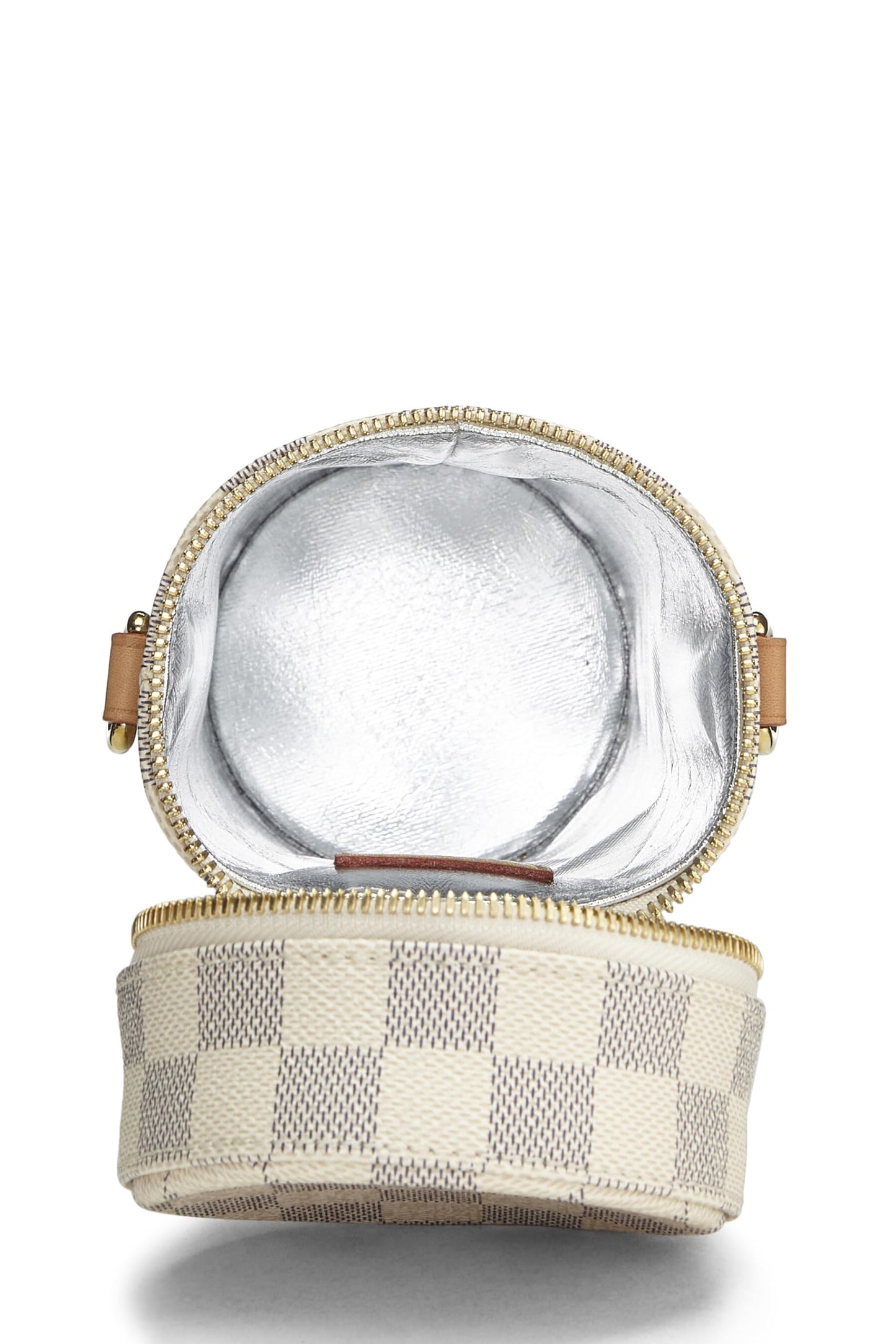 Louis Vuitton, Damier Azur Porte-Bouteille pré-aimé, Blanc