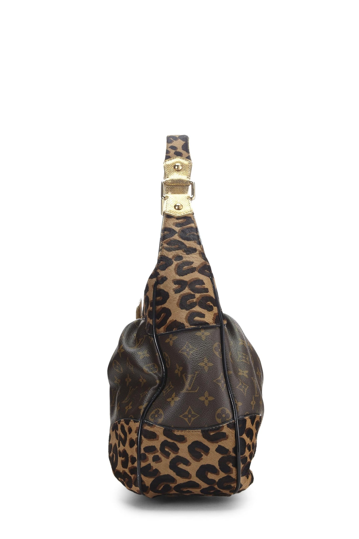 Louis Vuitton, Pre-Loved Monogram Leopard Polly, Brown