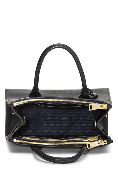 Prada, sac à main City Paradigme Black d'occasion, petit modèle, noir