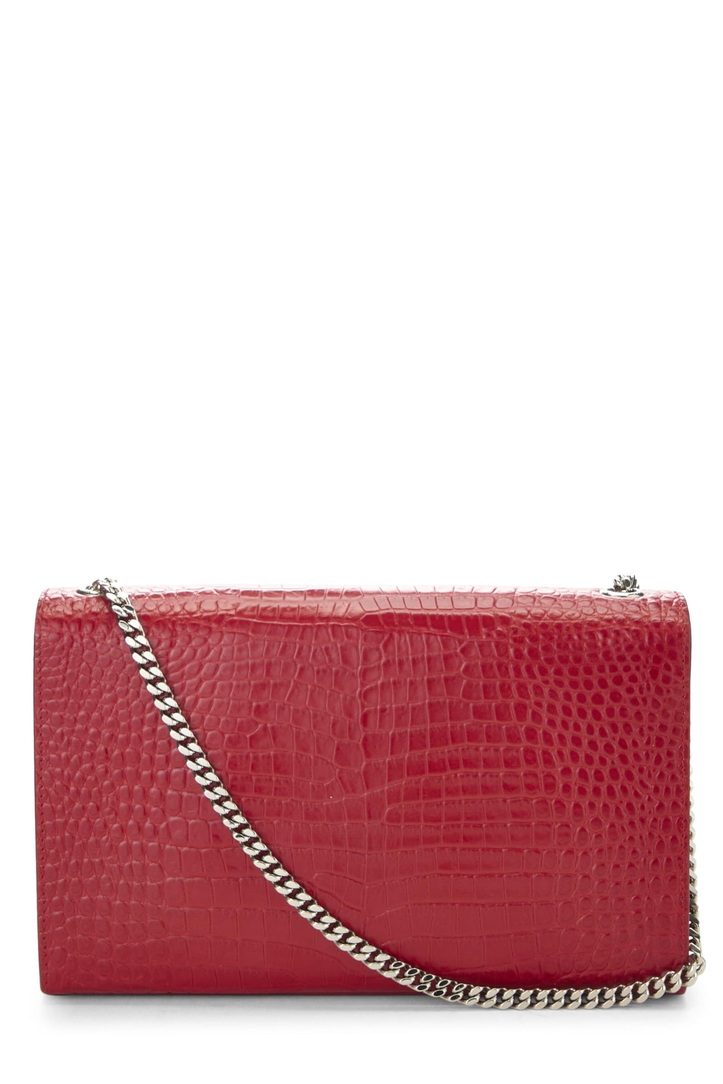 Yves Saint Laurent, Kate Tassel Medium en relief rouge d'occasion, rouge