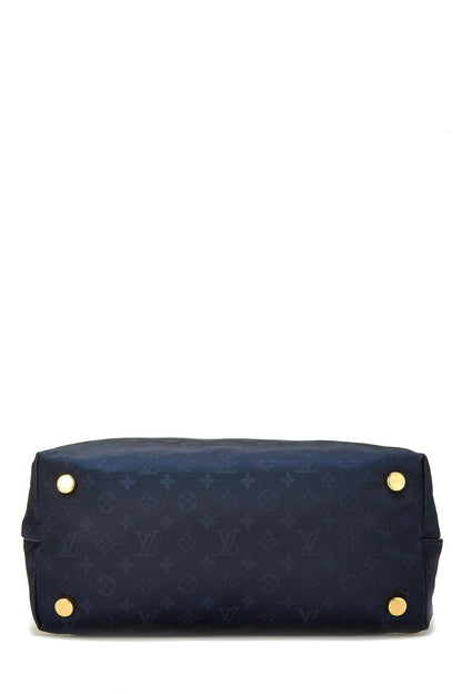 Louis Vuitton, Pre-Loved Marine Blue Monogram Desire Vertical Lockit MM, Navy