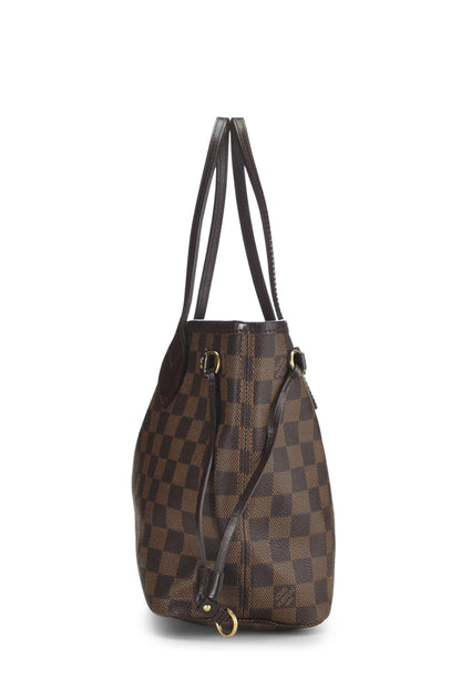 Louis Vuitton, Pre-Loved Damier Ebene Neverfull PM, Brown