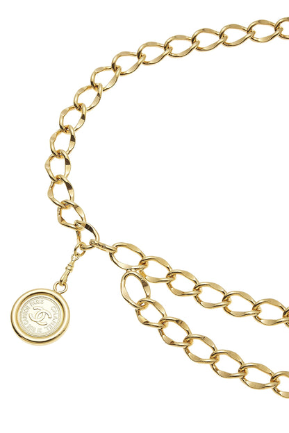 Chanel, Pre-Loved Gold 'CC' Chain Belt 2, Gold