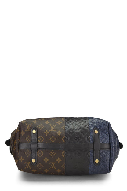 Louis Vuitton, Pre-Loved Monogram Marine Blocks Tote, Brown