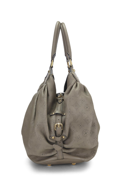 Louis Vuitton, Monograma Mahina gris Pre-Loved grande, Gris