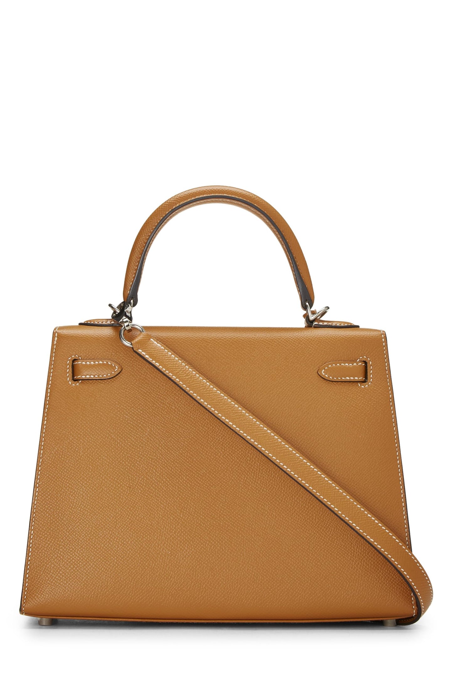 Hermès, Kelly Sellier 25 en cuir d'Epsom naturel d'occasion, NUTURAL