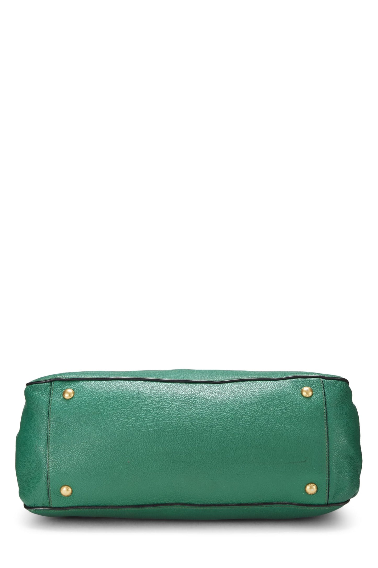 Prada, Bolso convertible Vitello Daino verde Pre-Loved, Verde