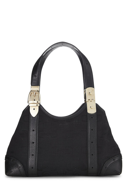 Gucci, Pre-Loved Black Canvas Tote Small, Black