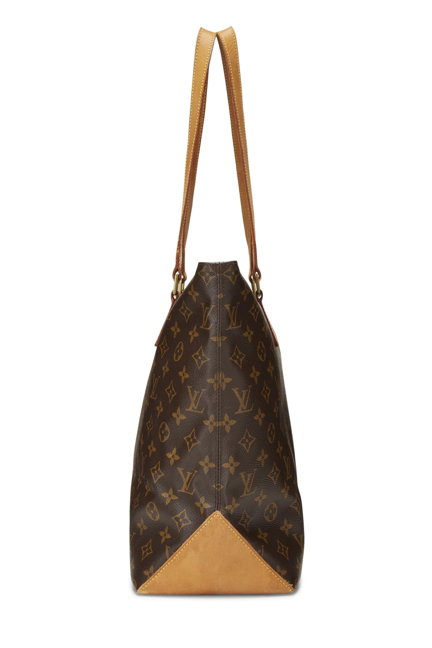 Louis Vuitton, Cabas Mezzo en toile Monogram d'occasion, marron