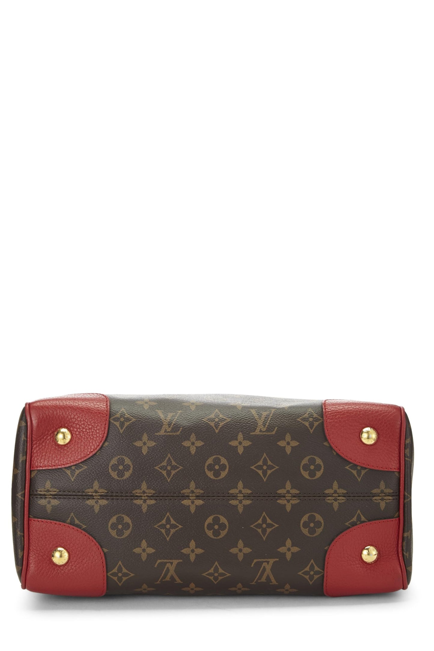 Louis Vuitton, Retiro NM de lona con monograma rojo Pre-Loved, Rojo