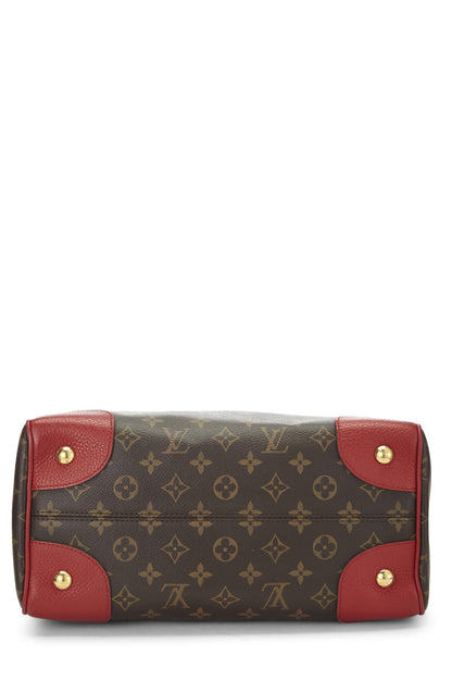 Louis Vuitton, Retiro NM de lona con monograma rojo Pre-Loved, Rojo