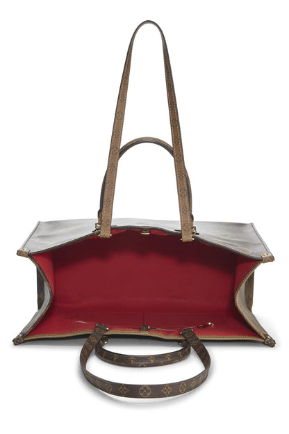 Louis Vuitton, Monogram Reversed Giant On The Go GM d'occasion, marron