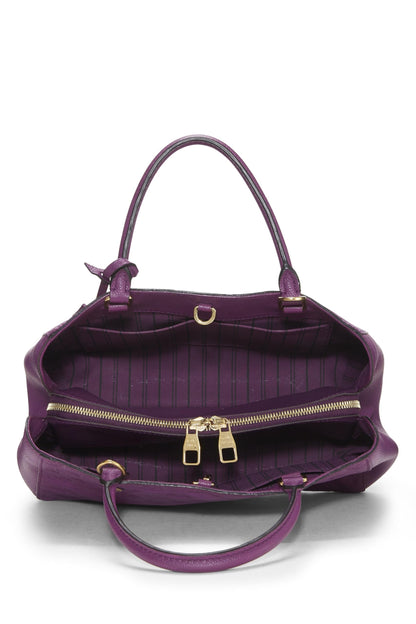 Louis Vuitton, Pre-Loved Amytheste Monogram Empreinte Montaigne MM, Purple