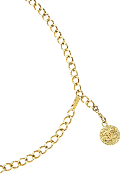 Chanel, Pre-Loved Gold 'CC' Chain Belt, Gold