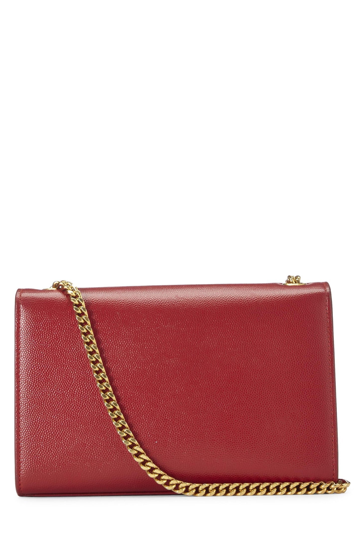 Yves Saint Laurent, Kate Small en cuir grainé rouge d'occasion, rouge