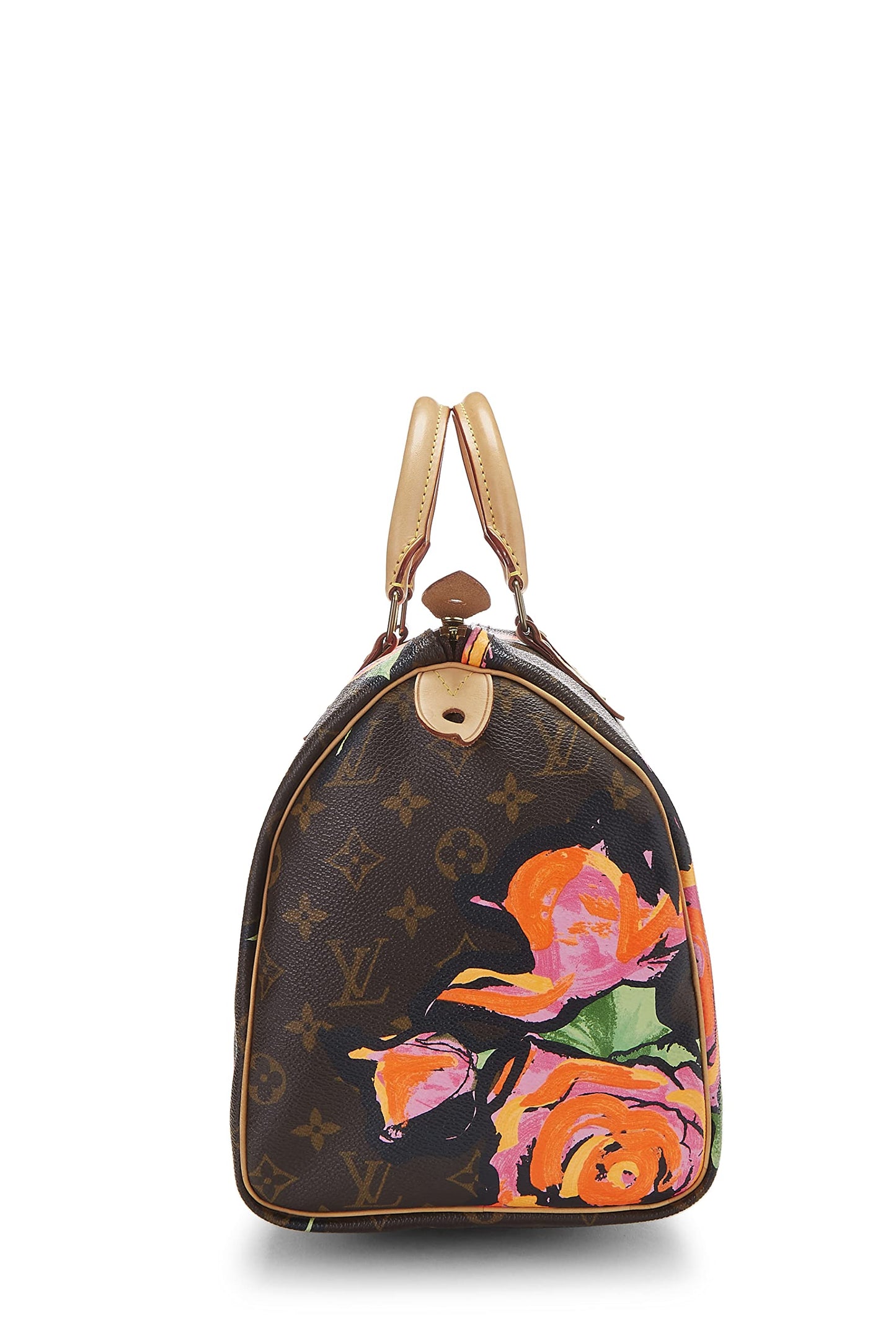 Louis Vuitton, Pre-Loved Stephen Sprouse x Monogram Roses Speedy 30, Marrón