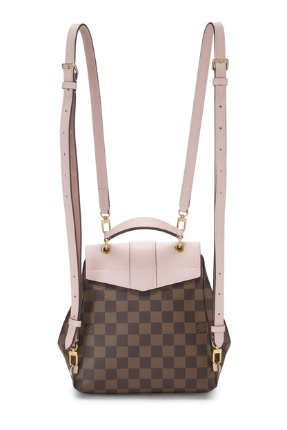 Louis Vuitton, Pre-Loved Pink Damier Ebene Clapton Backpack, Pink