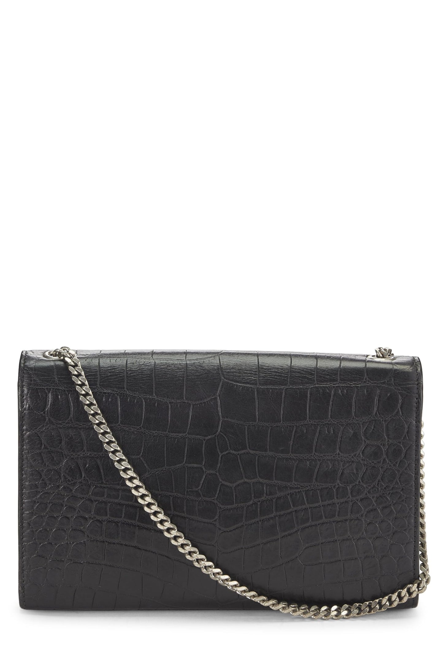 Yves Saint Laurent, Kate Tassel Medium, noir gaufré, d'occasion