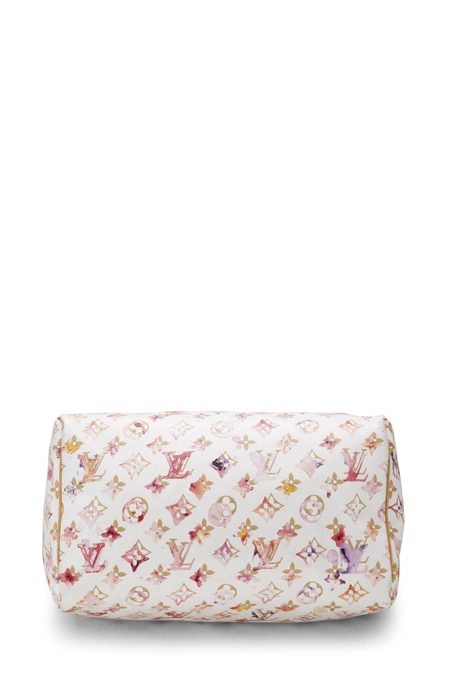 Louis Vuitton, Richard Prince x Louis Vuitton, sac Speedy 30 aquarelle monogramme blanc d'occasion, blanc