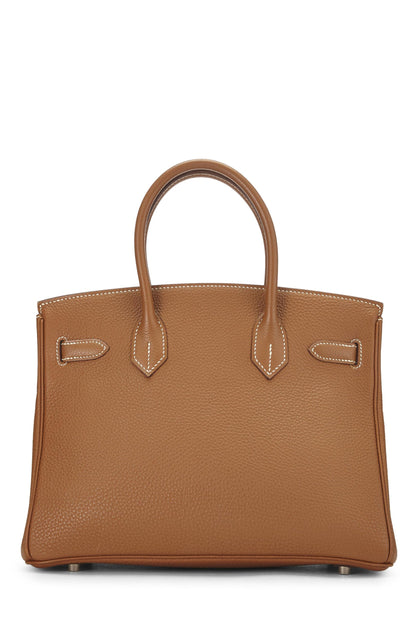 Hermès, sac Togo Birkin 30 doré d'occasion, Hermès Gold