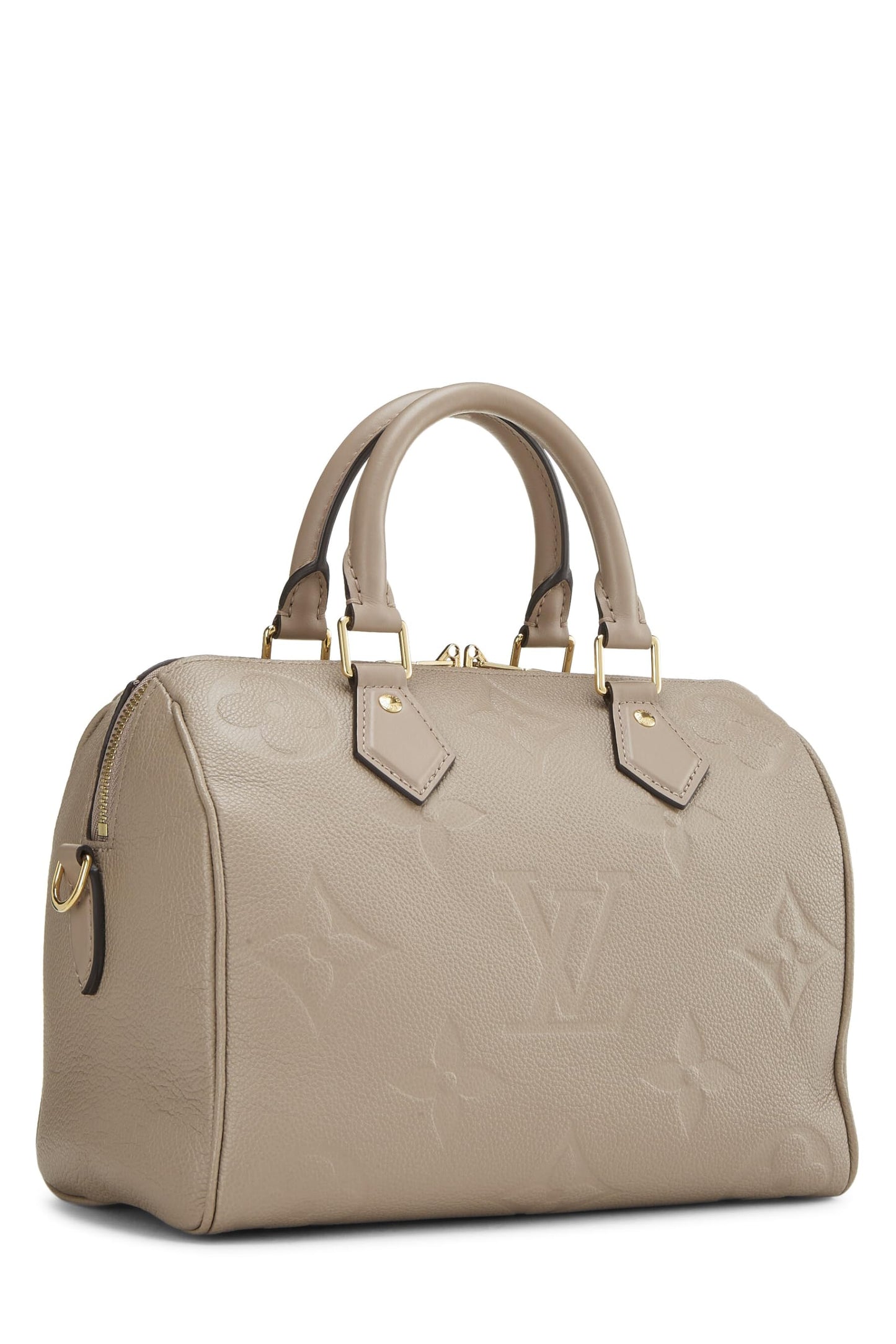 Louis Vuitton, sac à bandoulière Speedy 25 Empreinte Monogram gris d'occasion, gris