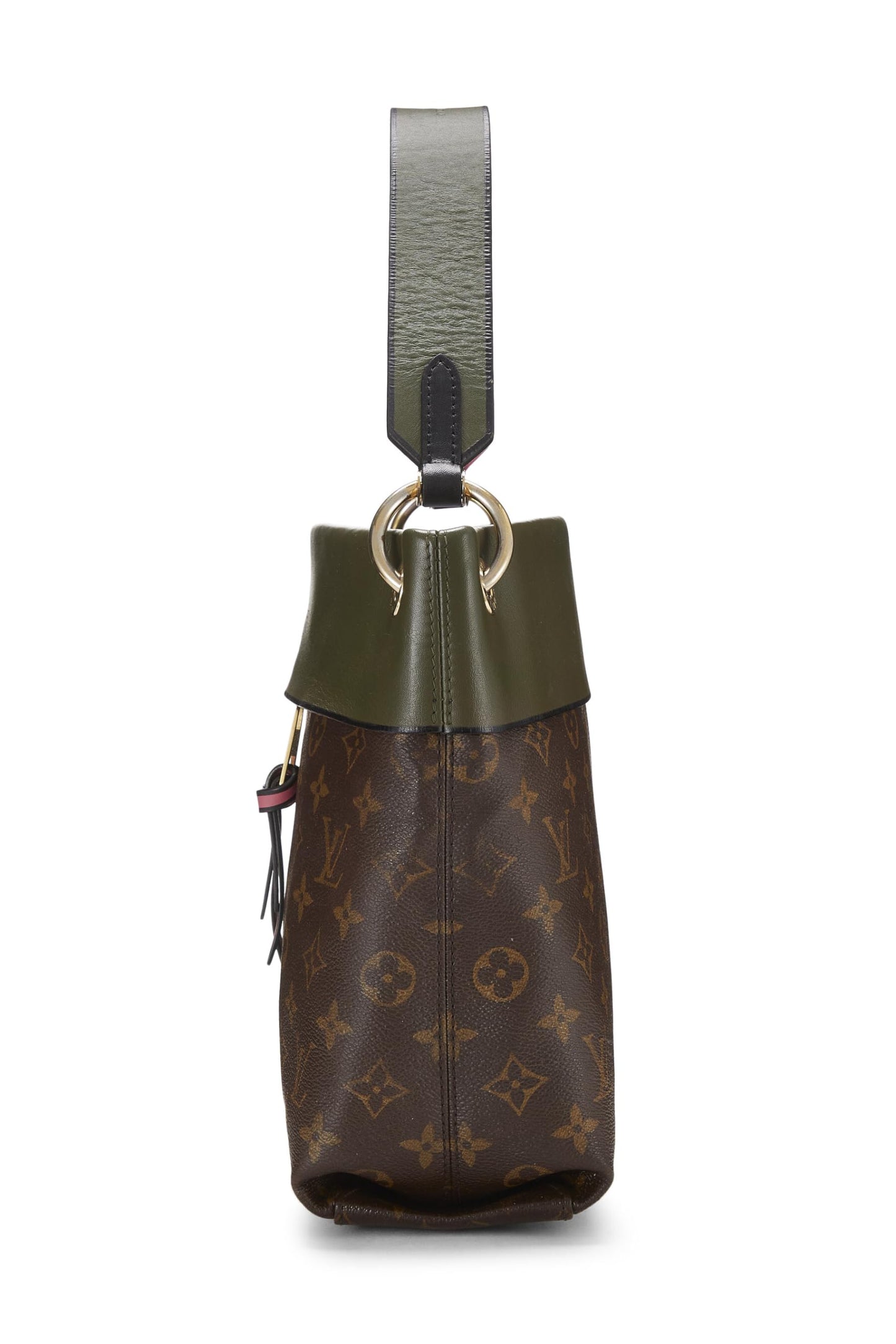 Louis Vuitton, Pre-Loved Monogram Canvas & Multicolor Leather Tuileries Besace, Green