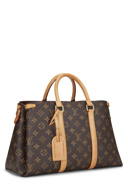 Louis Vuitton, Pre-Loved Monogram Canvas Soufflot MM NM, Brown