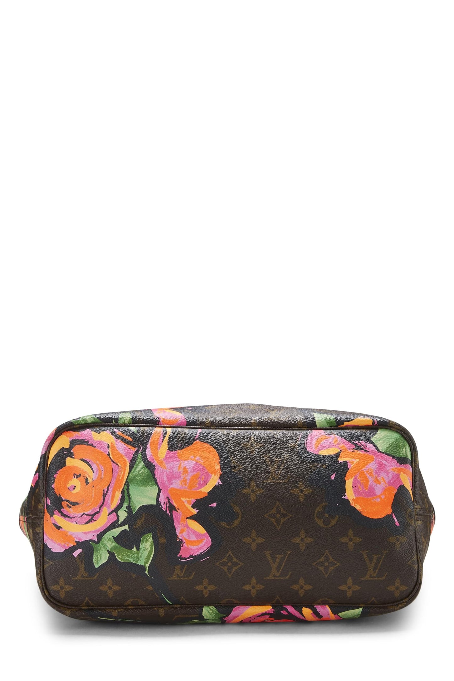 Louis Vuitton, Stephen Sprouse x Louis Vuitton Monogram Canvas Roses Neverfull MM, Marron