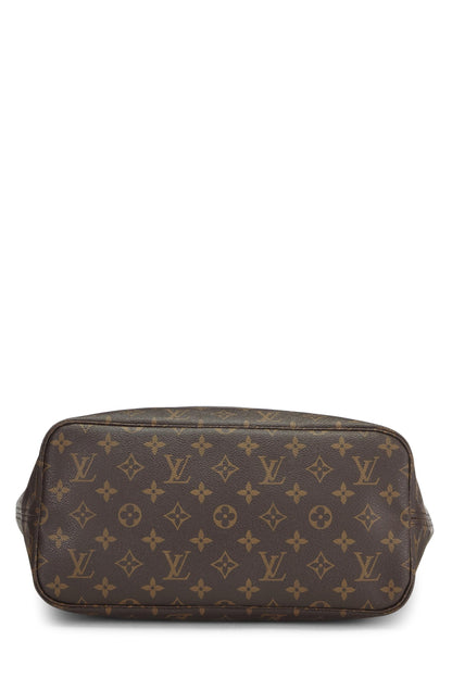 Louis Vuitton, Pre-Loved Red Monogram Canvas Neverfull MM, Red