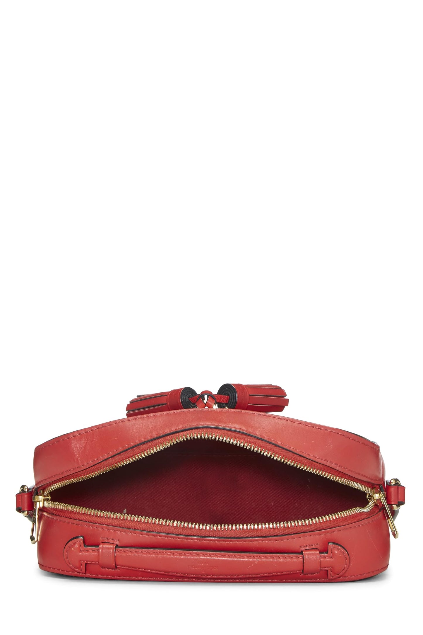 Louis Vuitton, Pre-Loved Red Monogram Canvas Saintonge, Red