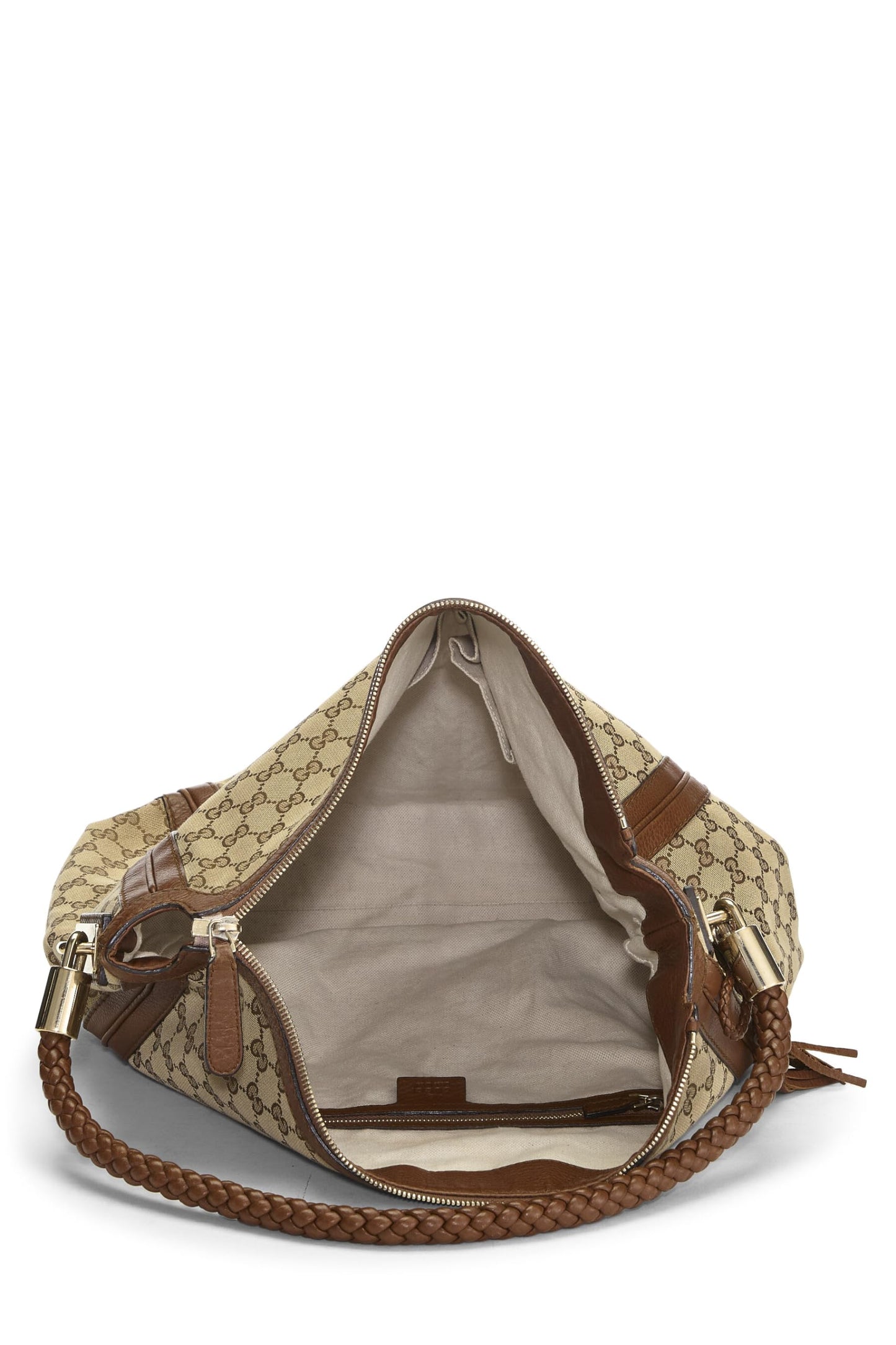 Gucci, Pre-Loved Original GG Canvas Bella Hobo, Brown