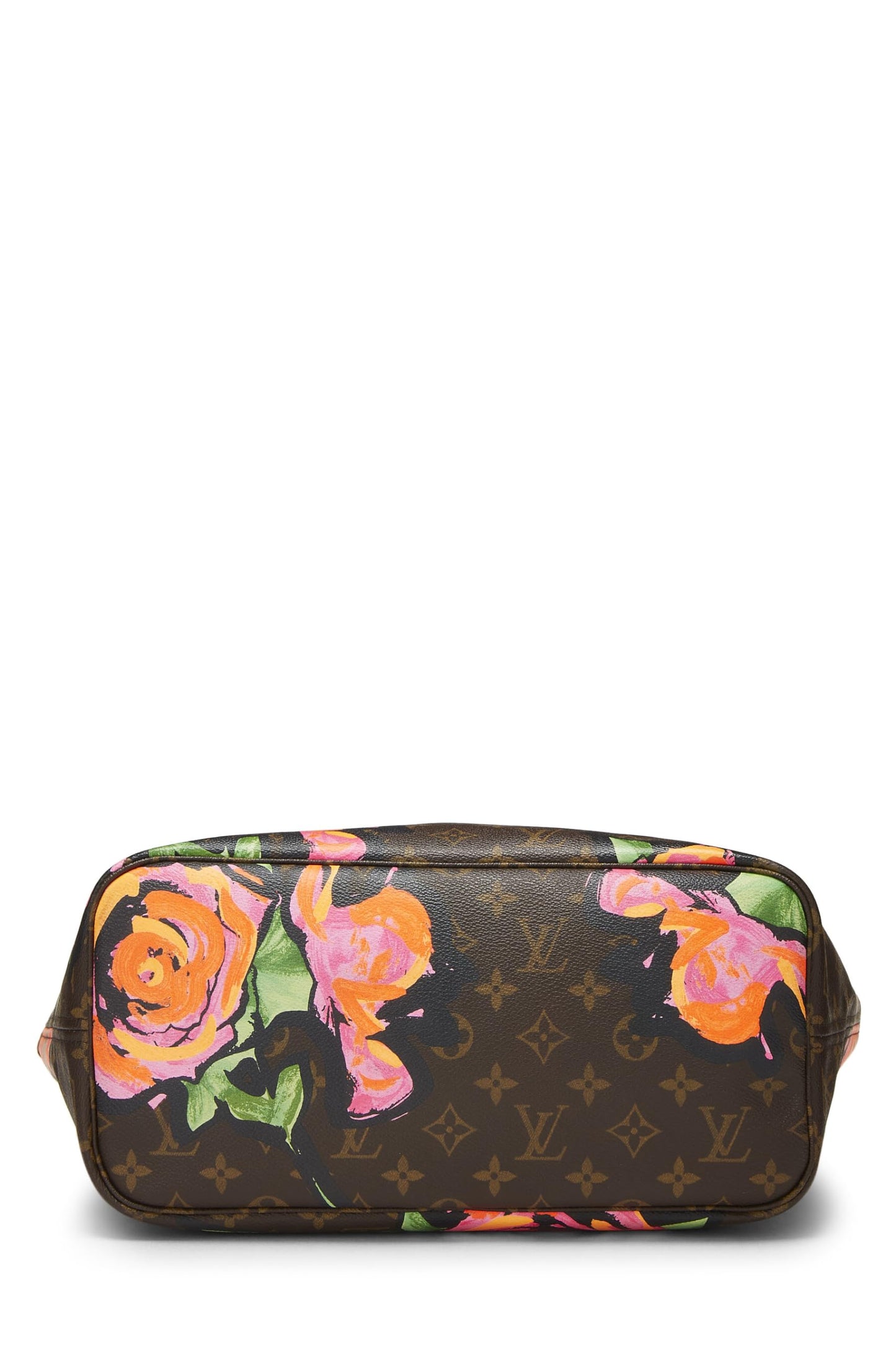 Louis Vuitton, Stephen Sprouse x Louis Vuitton Monogram Canvas Roses Neverfull MM, Marron