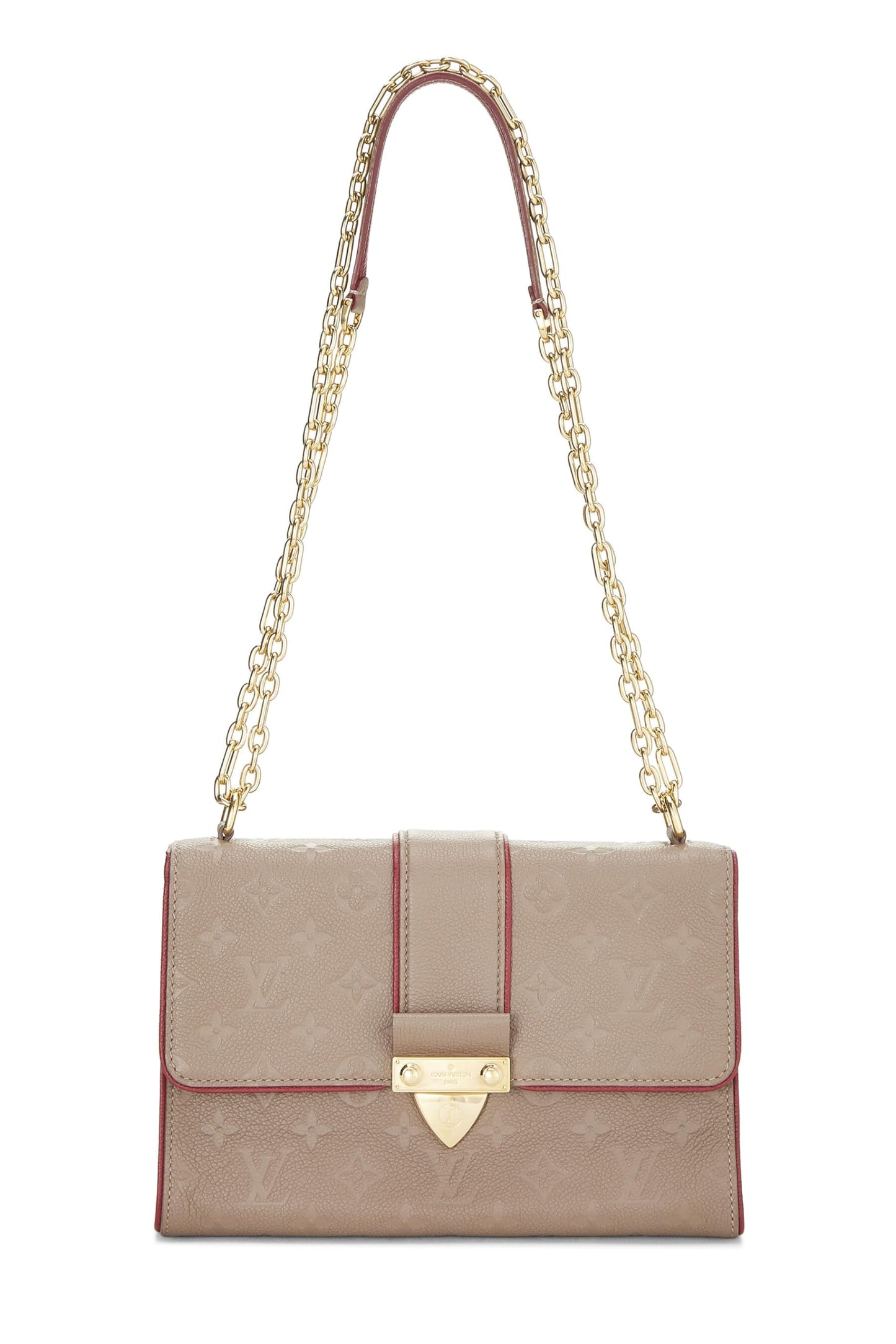 Louis Vuitton, Monogramme Bronze Pré-Aimé Empreinte Saint Sulpice PM, Beige