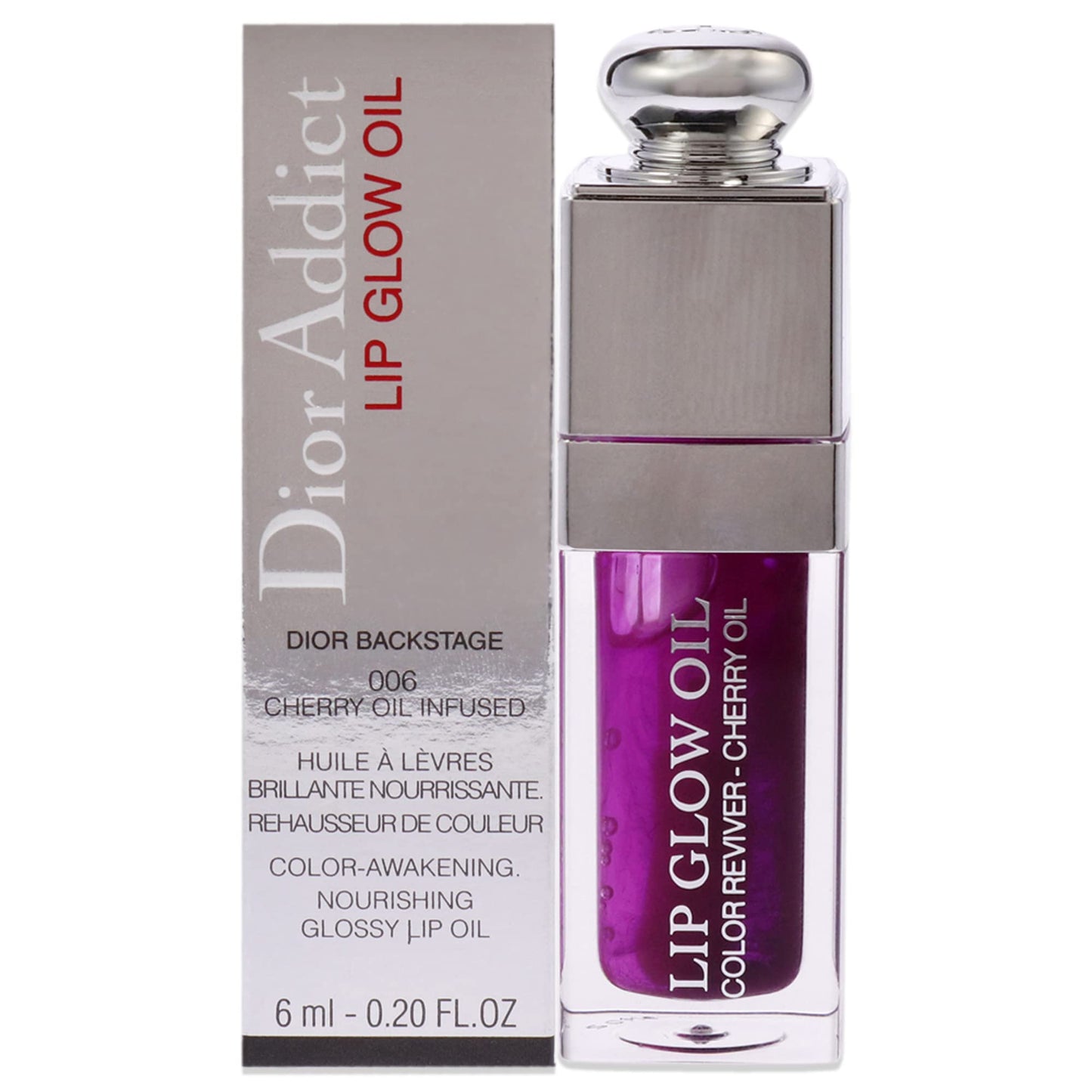 Aceite para labios Dior Addict Lip Glow de Christian Dior - 006 Berry Aceite para labios para mujer 0,2 oz