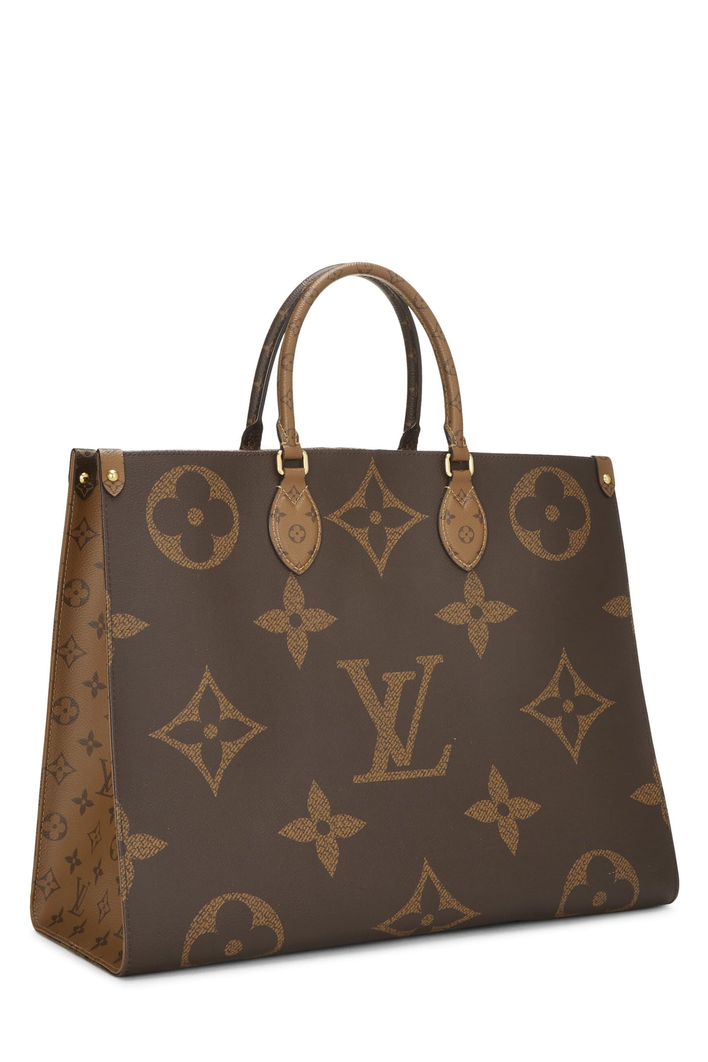 Louis Vuitton, Monograma invertido gigante On The Go GM de Pre-Loved, marrón