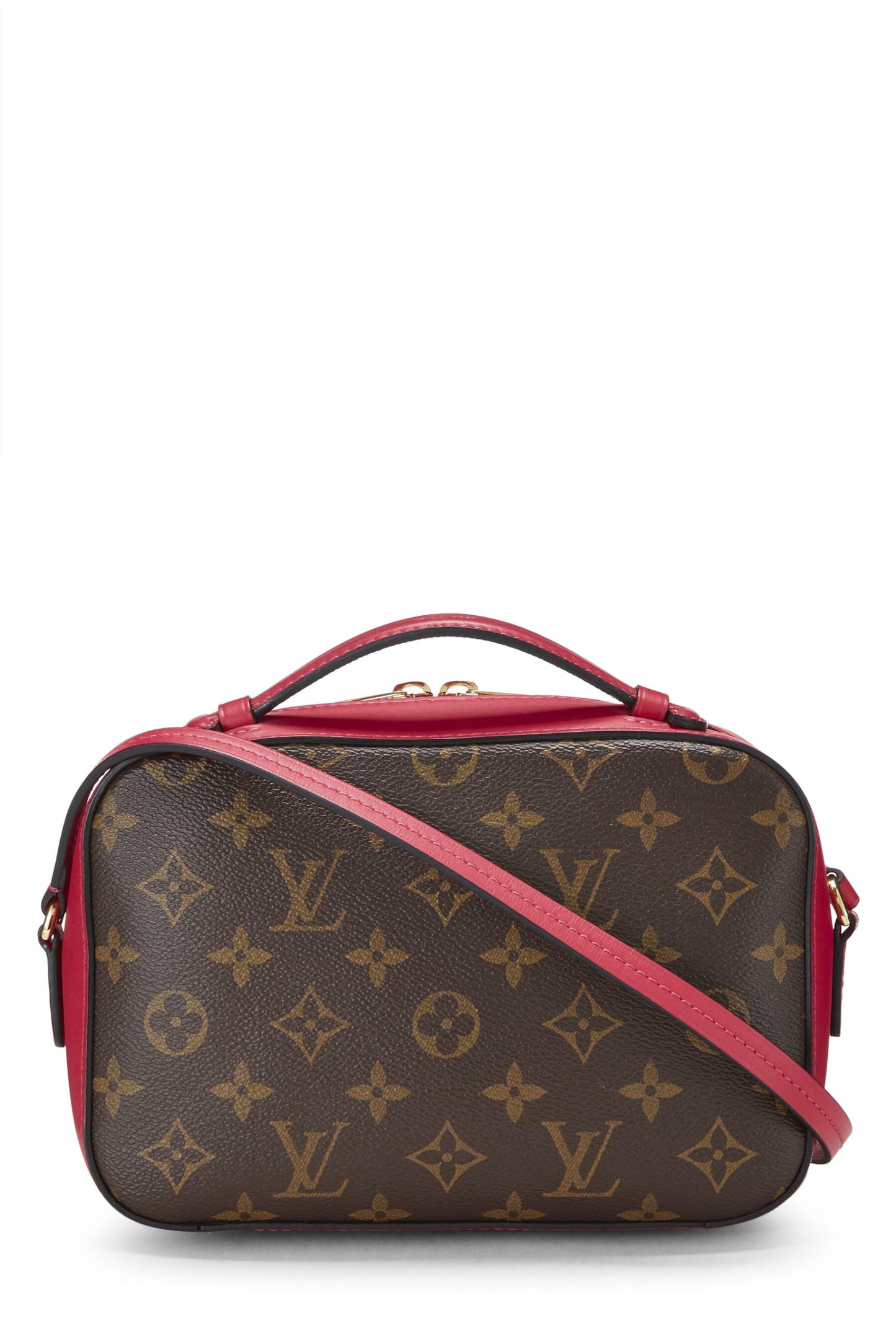 Louis Vuitton, Saintonge de lona con monograma rosa Pre-Loved, Rosa