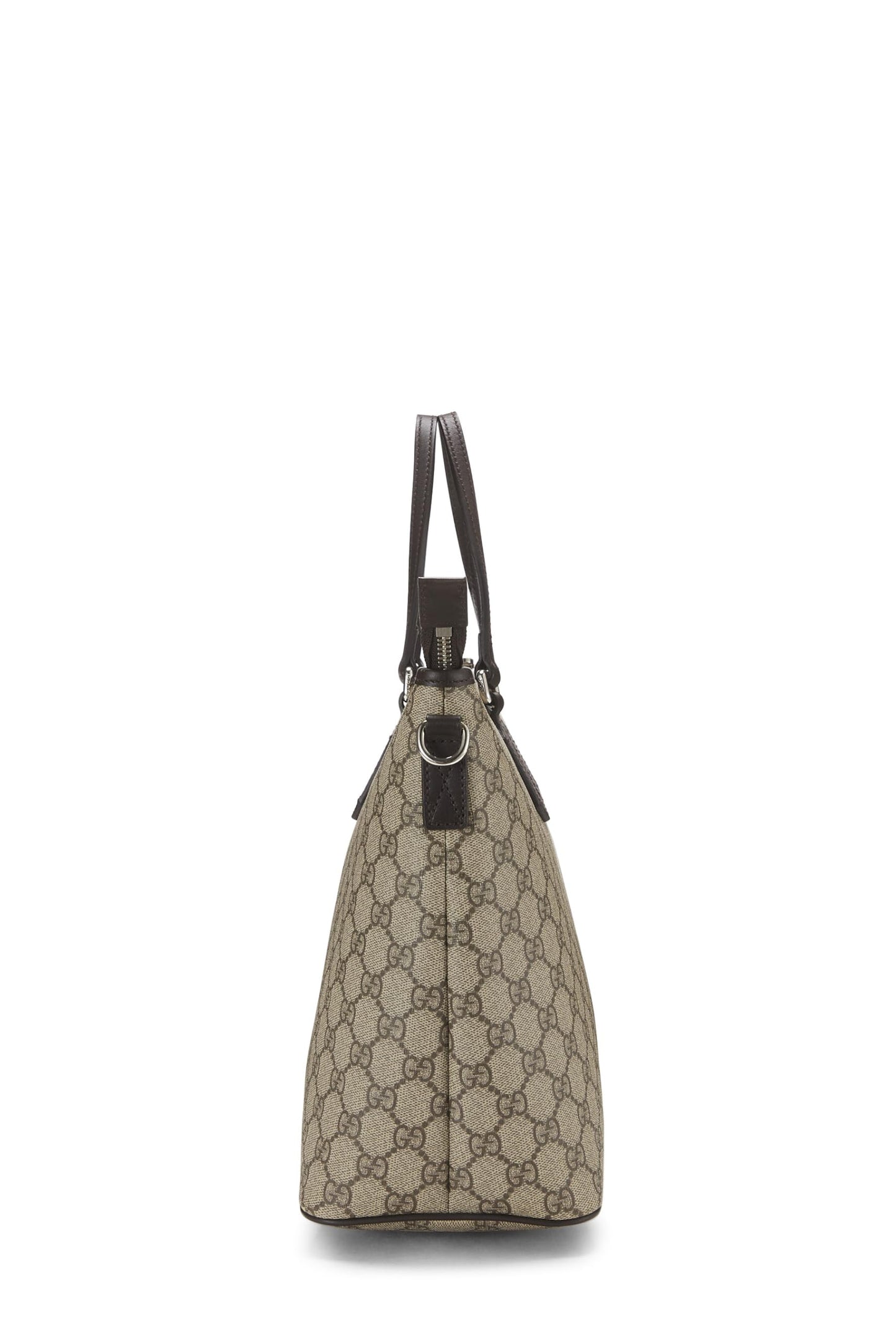 Gucci, sac fourre-tout en toile GG Supreme Original d'occasion, grand modèle, marron