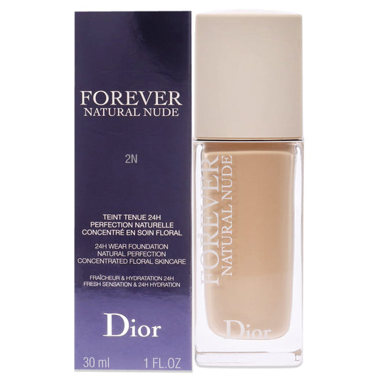 Base de maquillaje Dior Forever Natural Nude de Christian Dior - Base de maquillaje neutra 2N para mujer de 1 oz