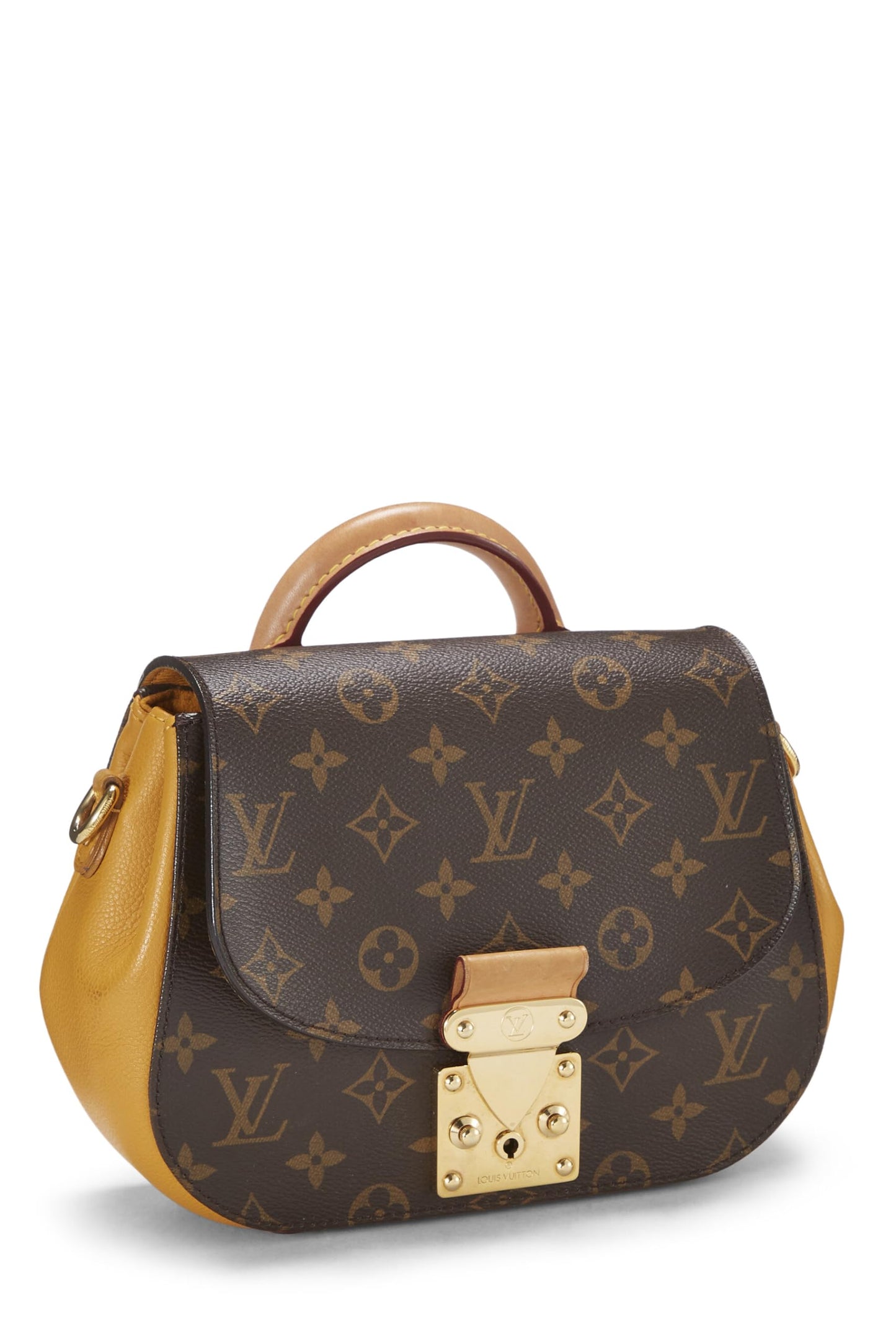 Louis Vuitton, Lona con monograma amarillo Pre-Loved Eden PM, Amarillo