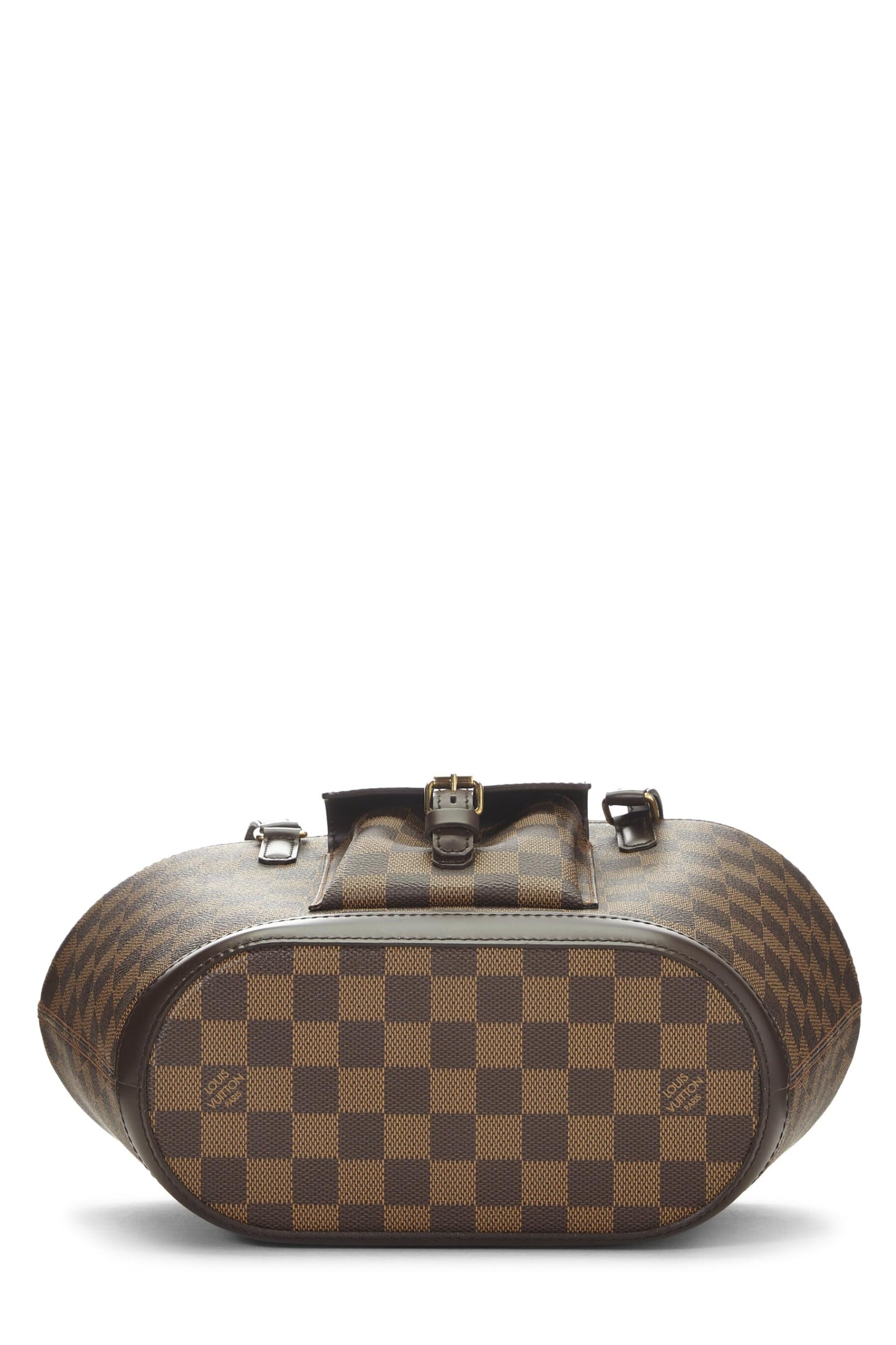 Louis Vuitton, Pre-Loved Damier Ebene Manosque PM, Marrón