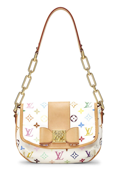 Louis Vuitton, Takashi Murakami x Louis Vuitton, Monogram Multicolore Patty, Blanc, d'occasion