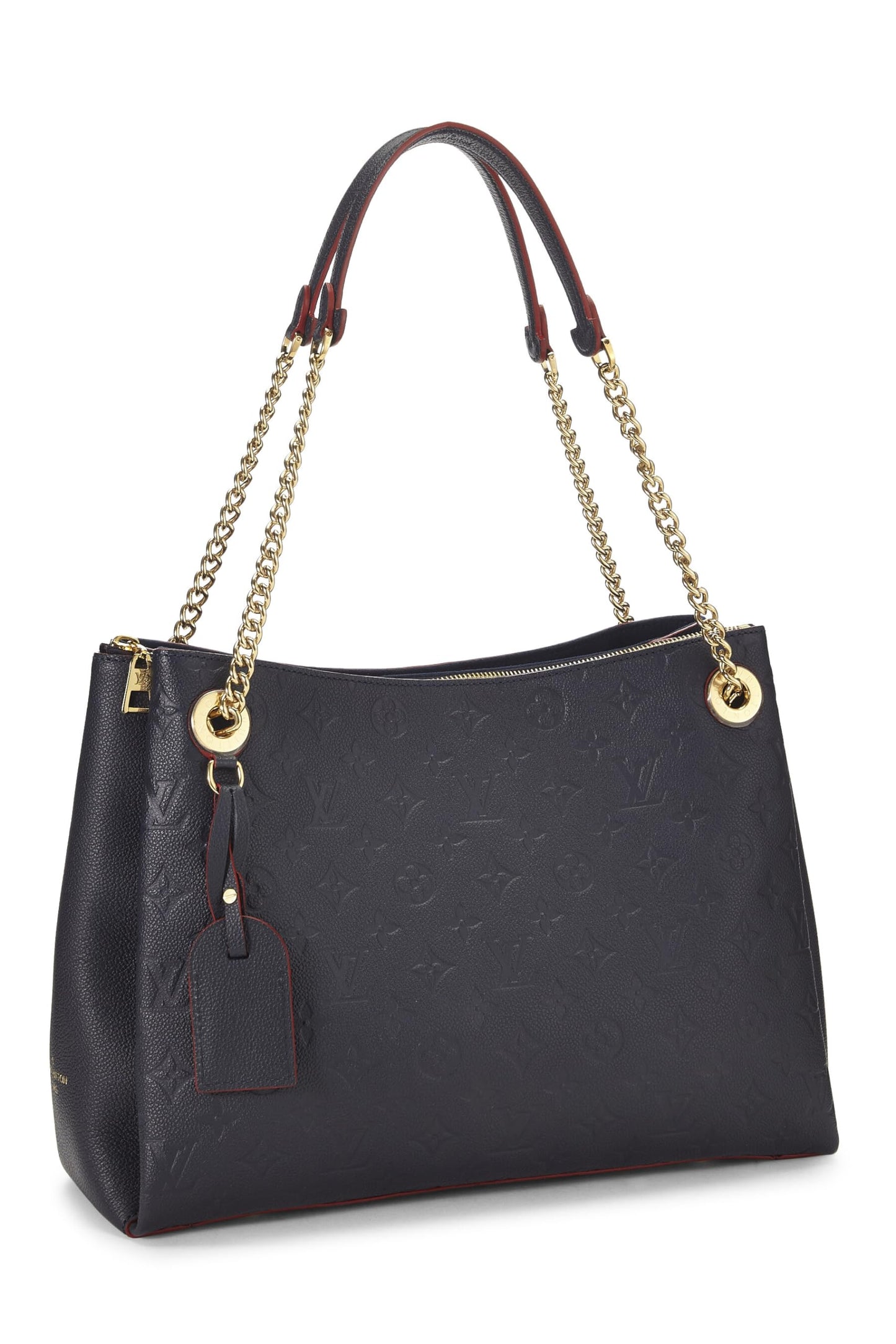 Louis Vuitton, Pre-Loved Blue Infini Monogram Empreinte Surene MM, Navy