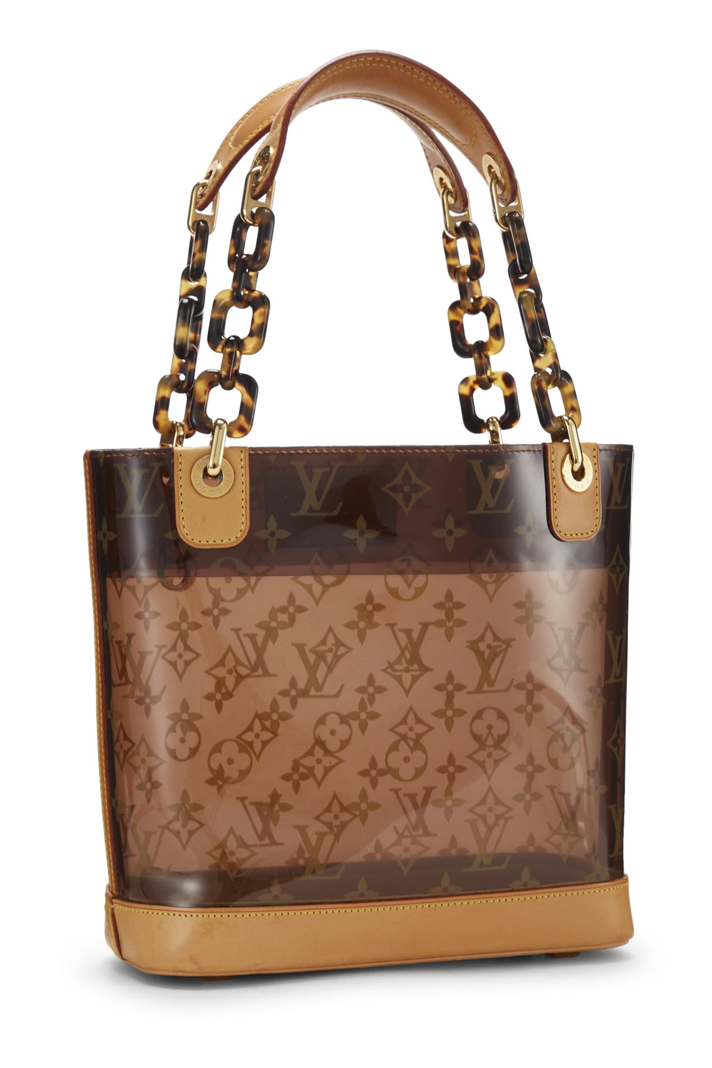 Louis Vuitton, Cabas PM en vinyle Monogram Ambre d'occasion, marron