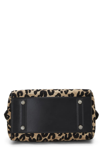 Louis Vuitton, Stephen Sprouse x Louis Vuitton Leopard Speedy 30 pre-amado, Negro