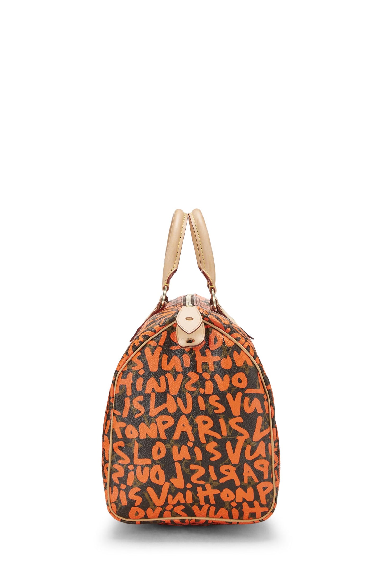 Louis Vuitton, Stephen Sprouse x Louis Vuitton Orange Graffiti Speedy 30 d'occasion, Orange