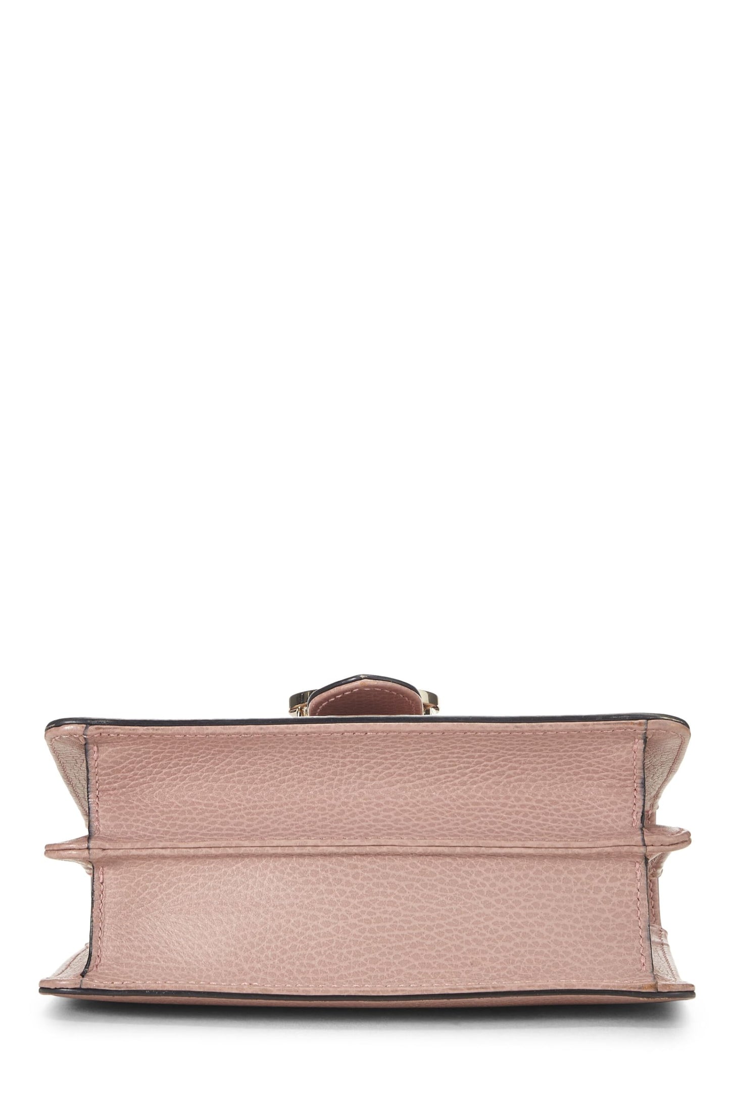 Gucci, petit sac à bandoulière entrelacé en cuir rose d'occasion, rose