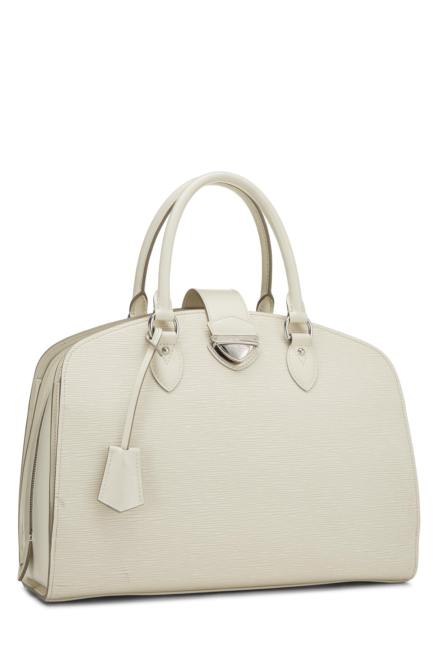 Louis Vuitton, Pre-Loved White Epi Pont Neuf GM, White